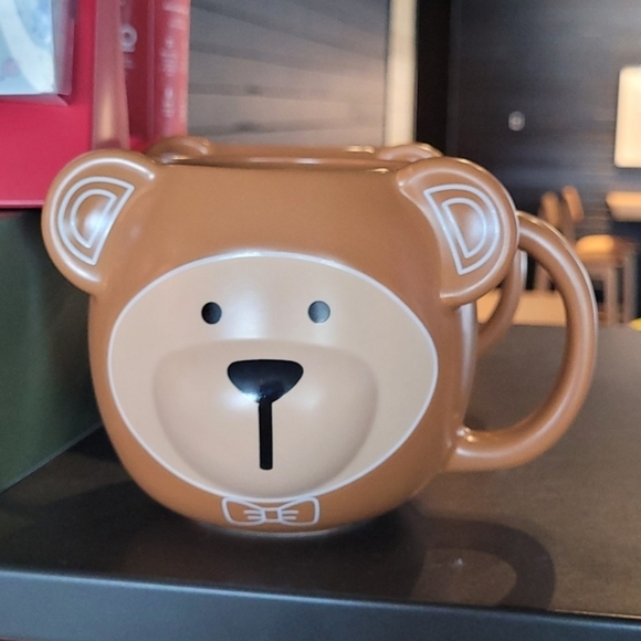 Starbucks 2025 LATAM Mexico Release Holiday Bear Ceramic Mug 14 oz - Picture 4 of 7